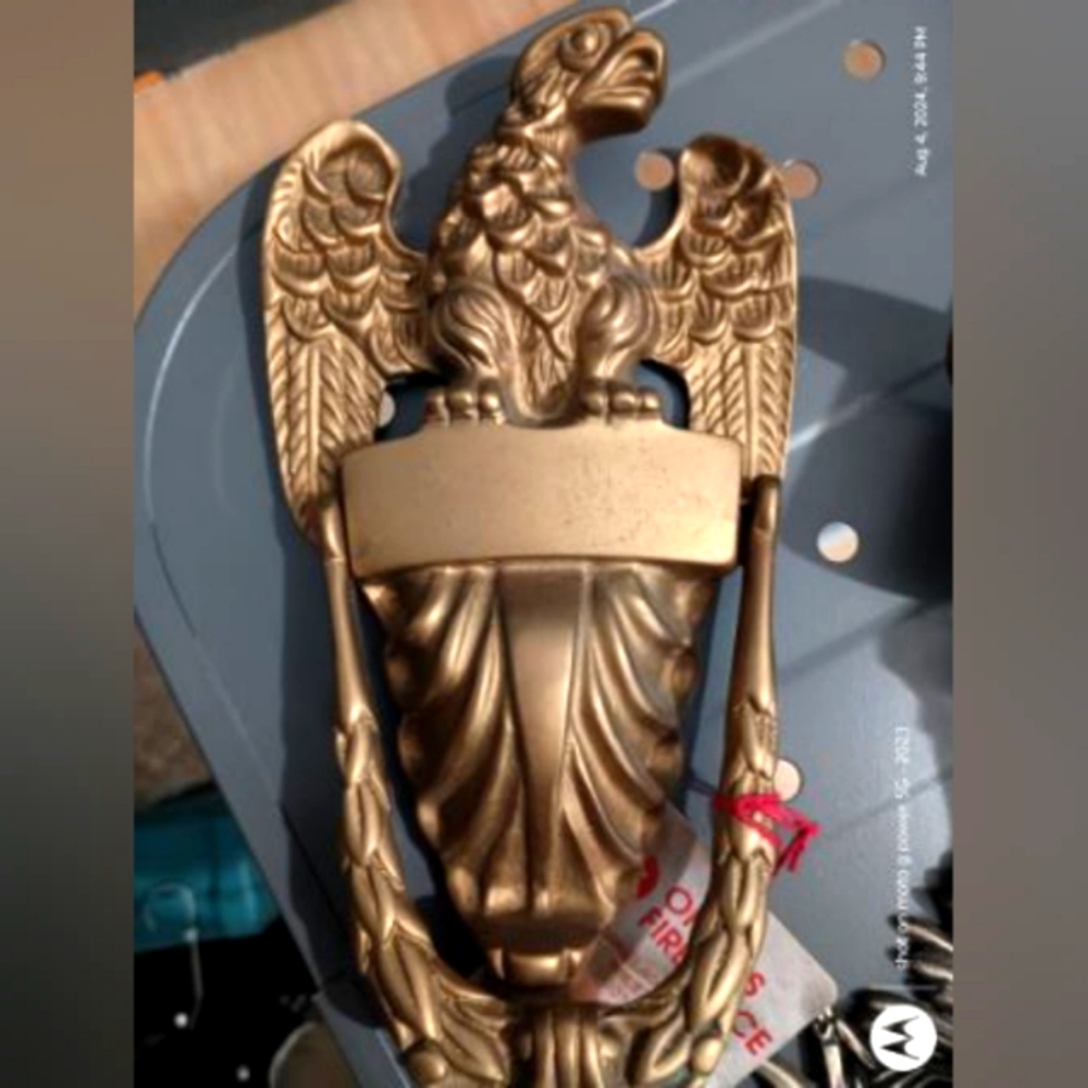 Eagle door knocker "SOLID BRASS"